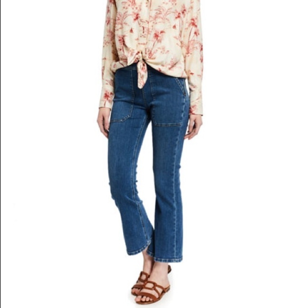 NWT FRAME Le Francoise Crop Mini Boot-Cut Jeans 32 - Picture 3 of 12